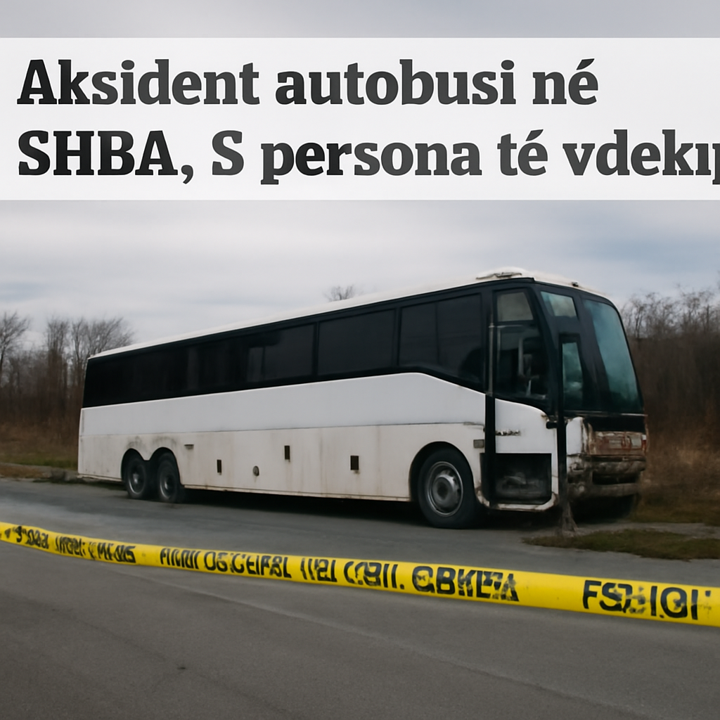 Aksident autobusi në SHBA, 5 persona të vdekur