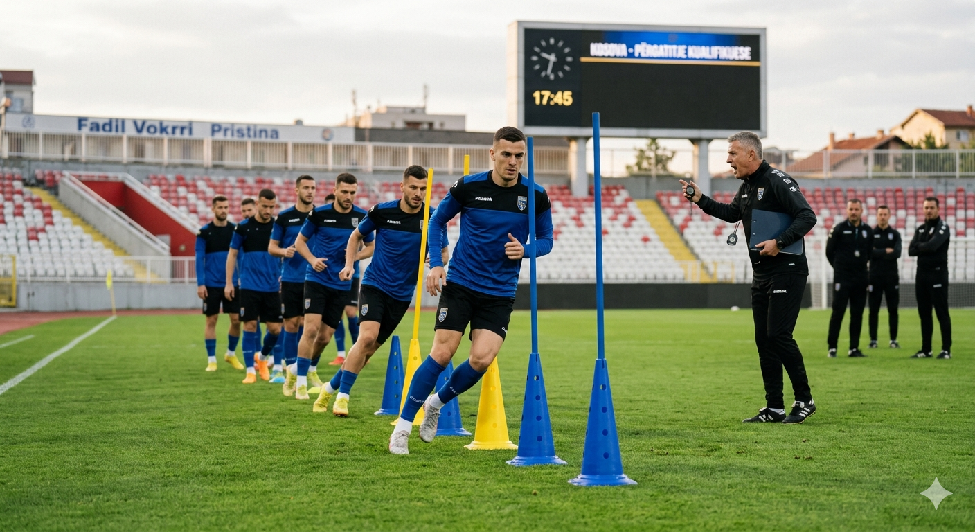 Përgatitjet intensive të Kombëtares së Kosovës për ndeshjet kualifikuese